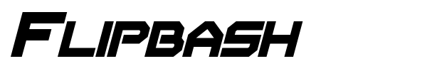 Flipbash font preview